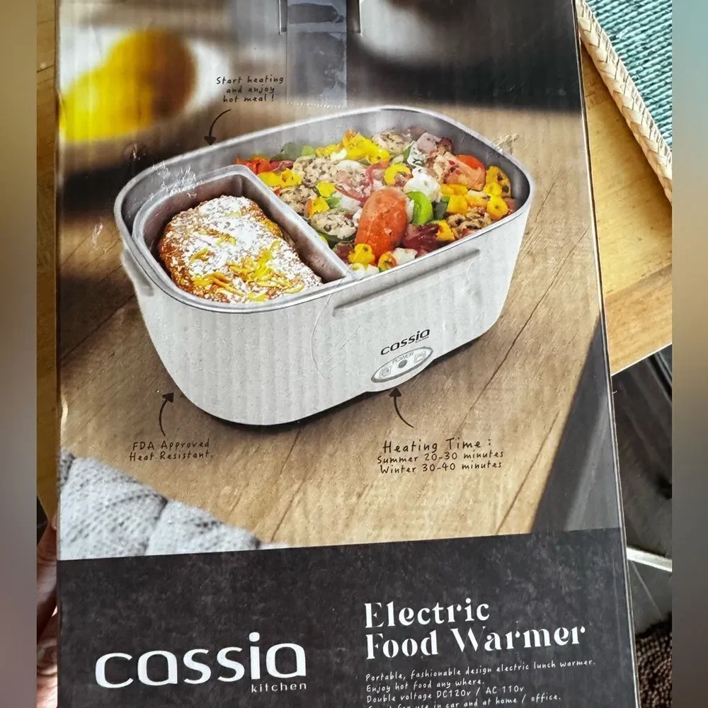 CASSIA 1.5 Electric Food Warmer NIB